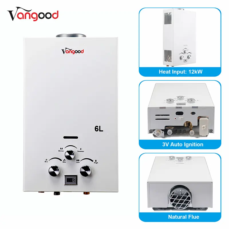 factory low price Gas Multipoint Water Heater -
 LPG Geyser Propane Boiler On Demand Hot Instant Tankless Gas Water Heater – Vangood
