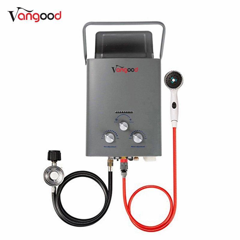 Camping Shower RV Caravan Outdoor Hot Bath Portable Gas Water Heater Featured Image
