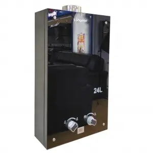 Tempered Glass Gas Water Heater Led Digital Display For Pool