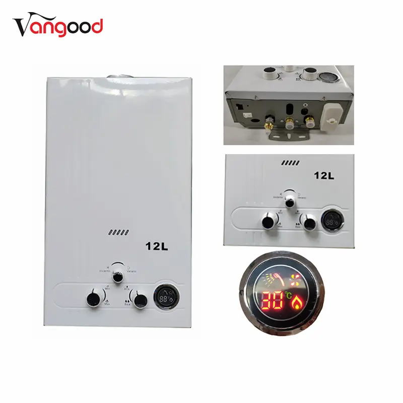 Professional Design Most Efficient Water Heater -
 12L Tankless LPG Instant Boiler Bathroom Home 24kw Gas Water Heaters – Vangood