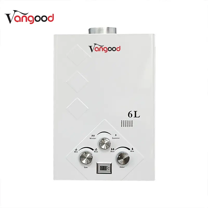 Direct Sale Gas Water Heater With Knob 6 Liter Instant Ignition