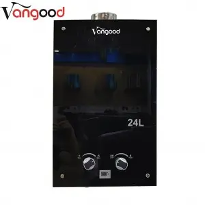 Tempered Glass Gas Water Heater Led Digital Display For Pool