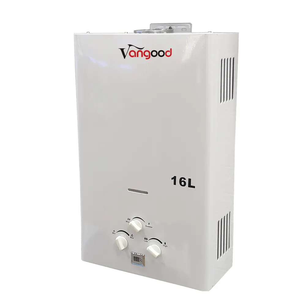Factory wholesale Water Heater Repair Cost -
 16 Liter Bathroom Gas Hot Water Heater LCD Digital Display – Vangood