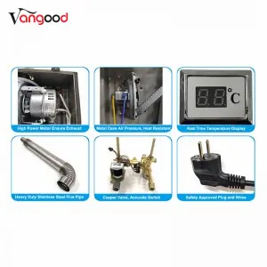Domestic Natural Gas Forced Exhaust Type Gas Water Heater