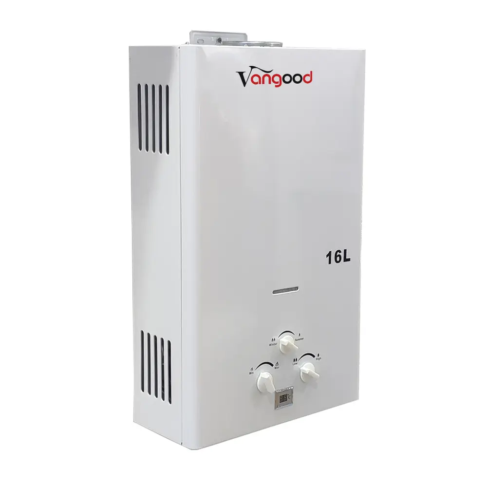 Factory wholesale Water Heater Repair Cost -
 16 Liter Bathroom Gas Hot Water Heater LCD Digital Display – Vangood