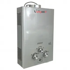 China Mini Portable Gas Shower Water Heater 6L