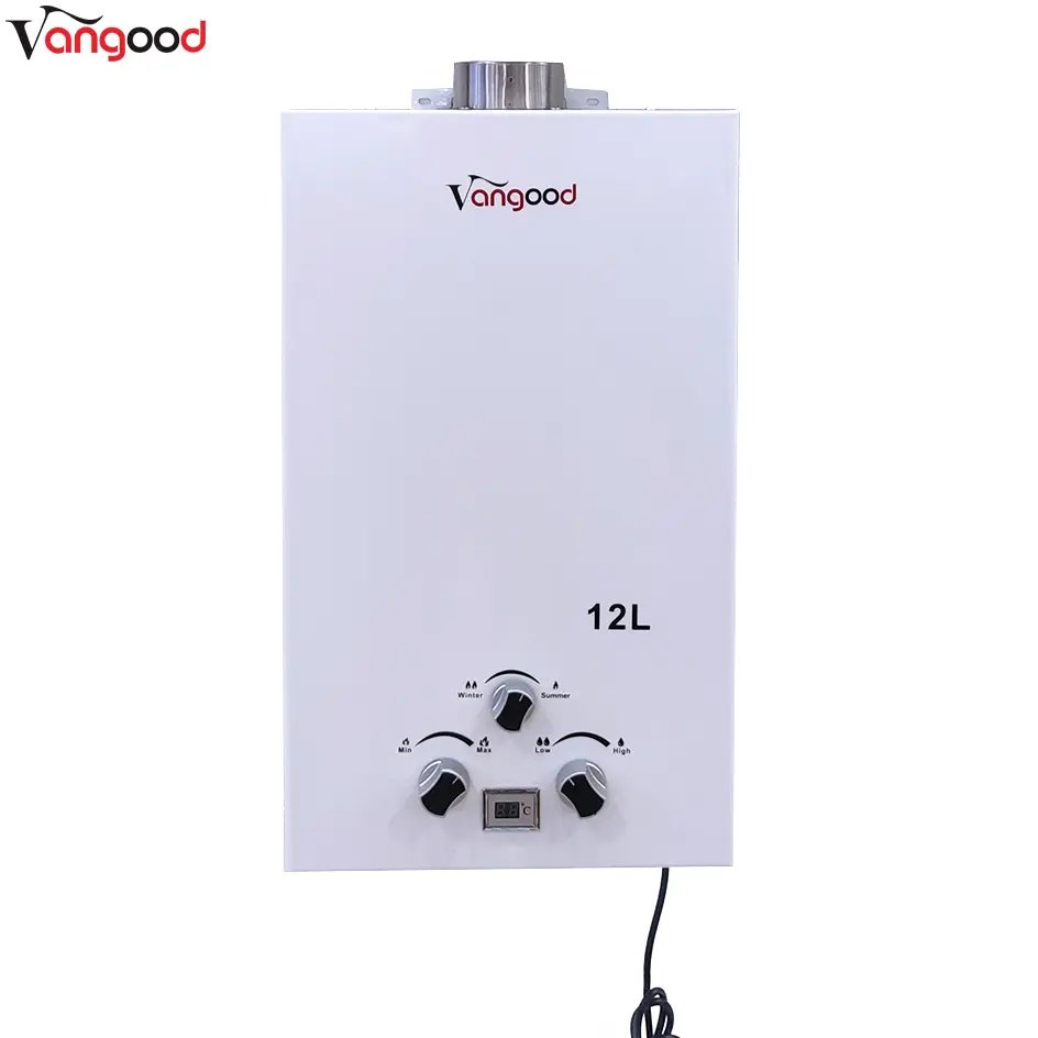 12l Lpg Gas Hot Shower Water Heater Forced Type Instant Hot Boiler