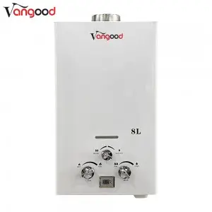 Indoor 8L Gas Water Heater Portable Bathroom Shower