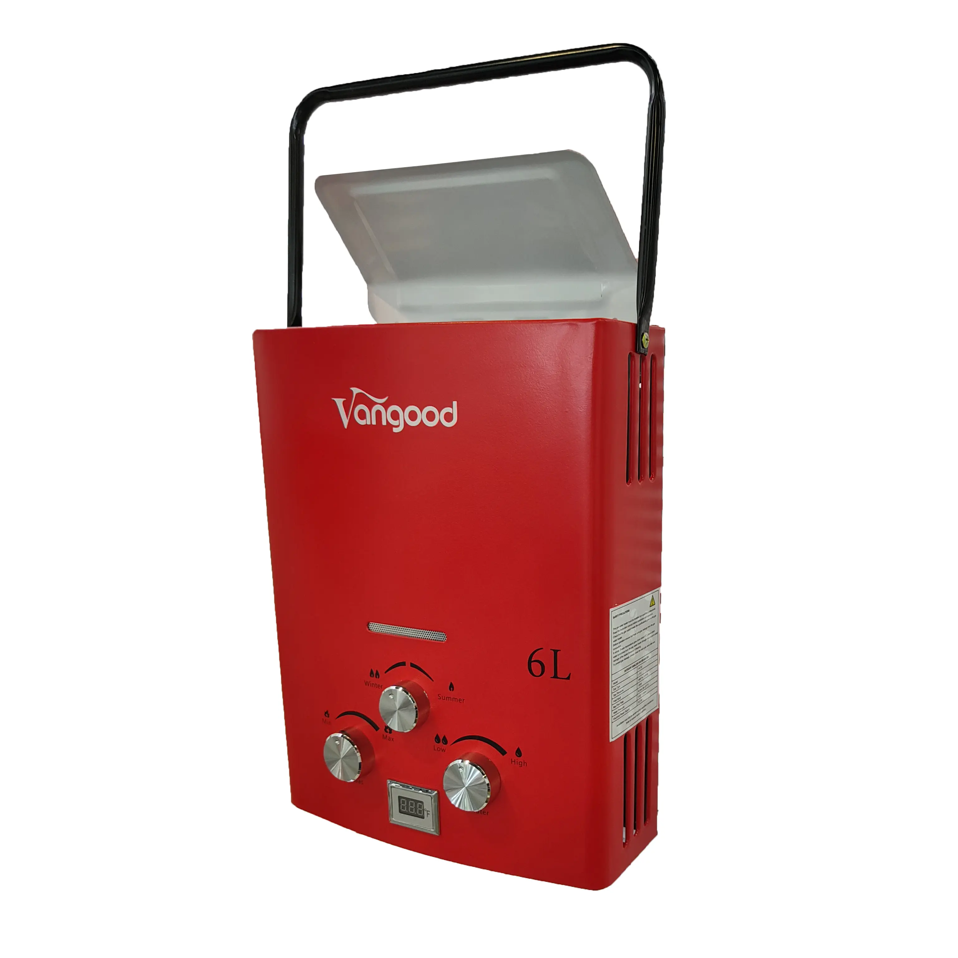 Factory making Natural Gas On Demand Water Heater -
 Camping Gas Water Heater Small Portable Camper Shower 3V – Vangood