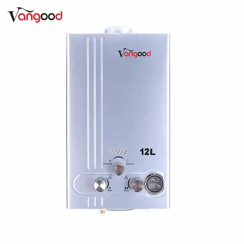 Professional Design Most Efficient Water Heater -
 12L Tankless LPG Instant Boiler Bathroom Home 24kw Gas Water Heaters – Vangood