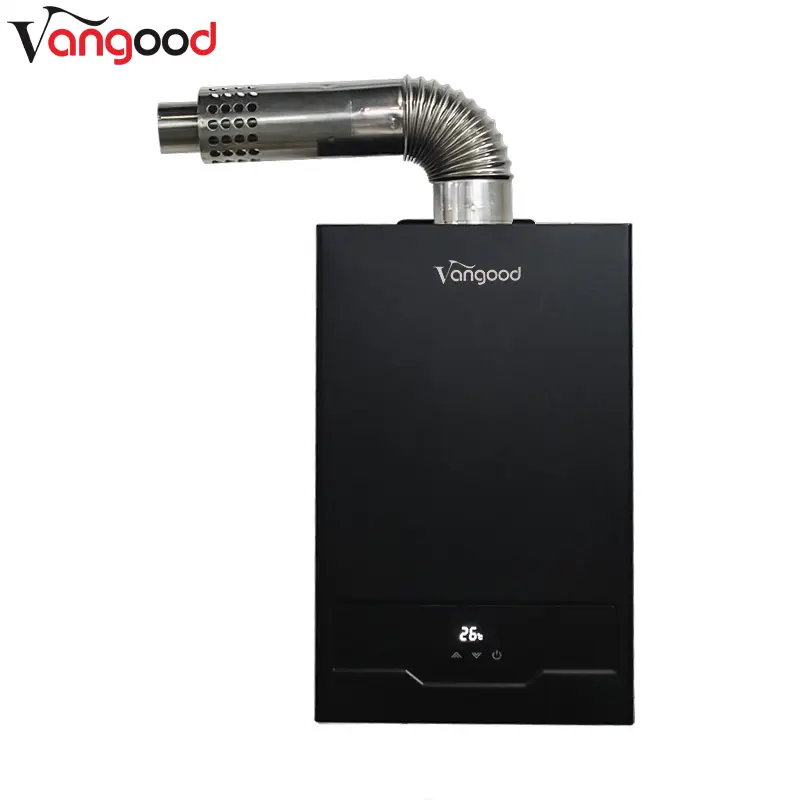 Tankless Hot Shower Gas Water Heater Balanced Exhaust With Double Pipe