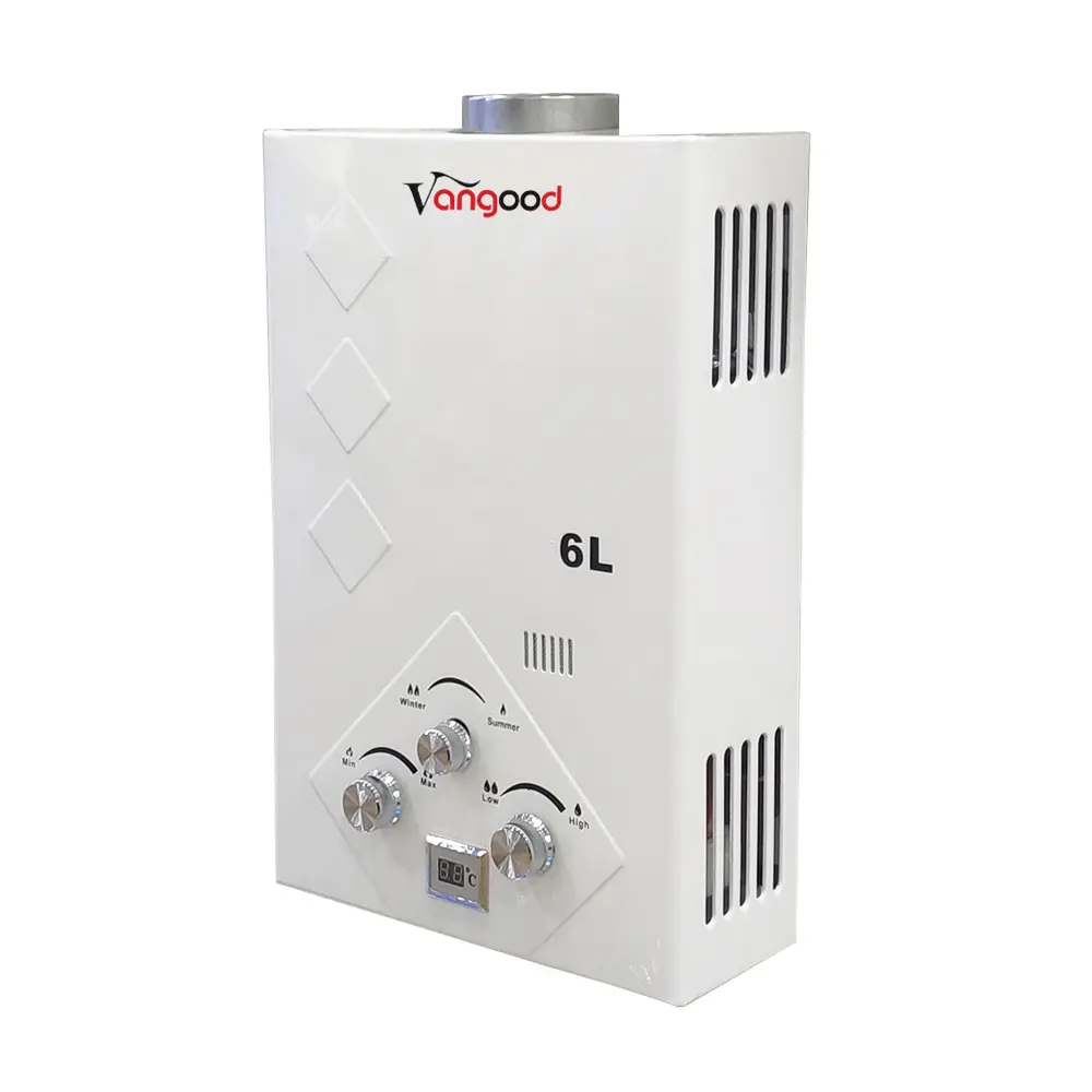 18 Years Factory Gas Hot Water Heater Cost -
 Fashion Attractive Design Water Gas Heater 6L For Small Kitchen – Vangood