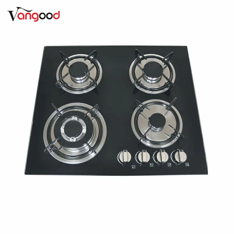 Hot sale Factory 4 Burner Gas Cooker -
 Built In Png 24 Inch Black Natural Propane 4 Burner Gas Stove – Vangood