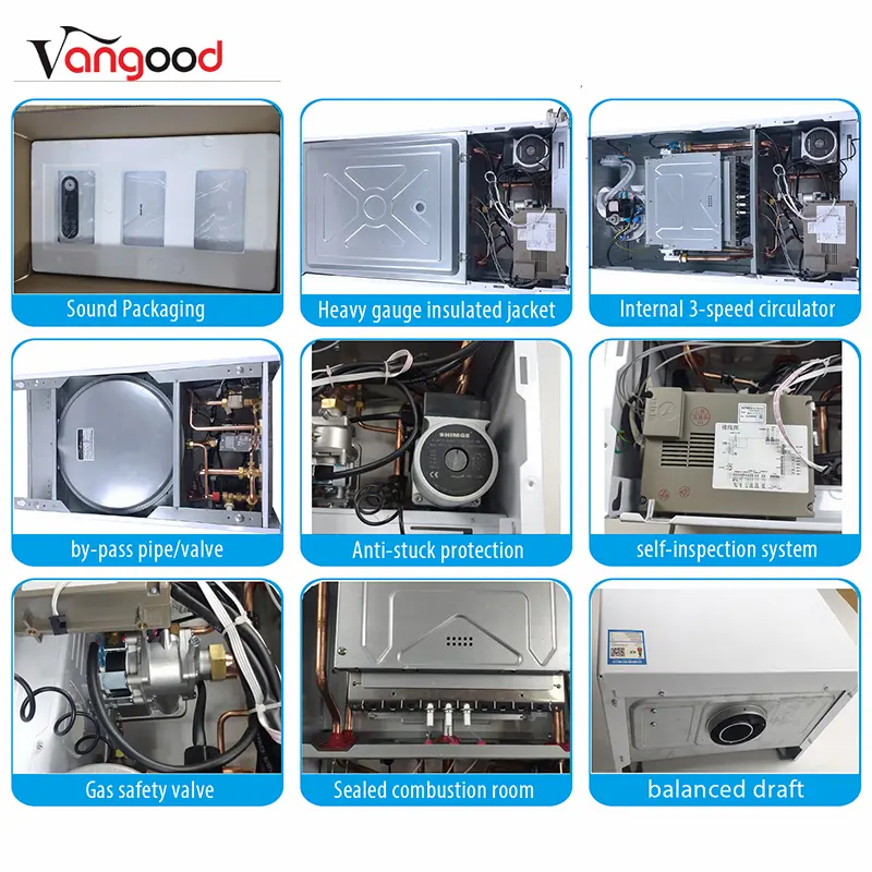 Factory Promotional Most Efficient Gas Water Heater -
 Wall Mounted Gas Fired Condensing Boiler For Hot Water House Heating – Vangood